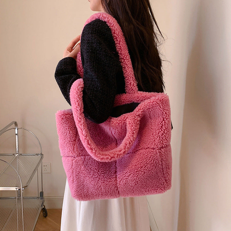 Sac en peluche de luxe