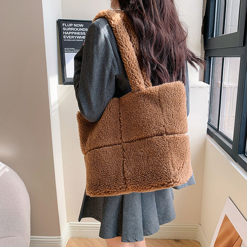 Sac en peluche de luxe