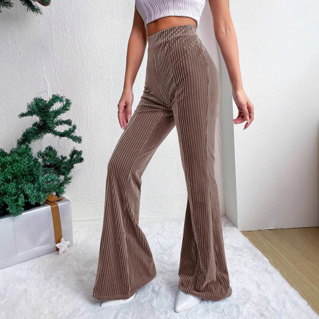 Pantalon cloche jambe large